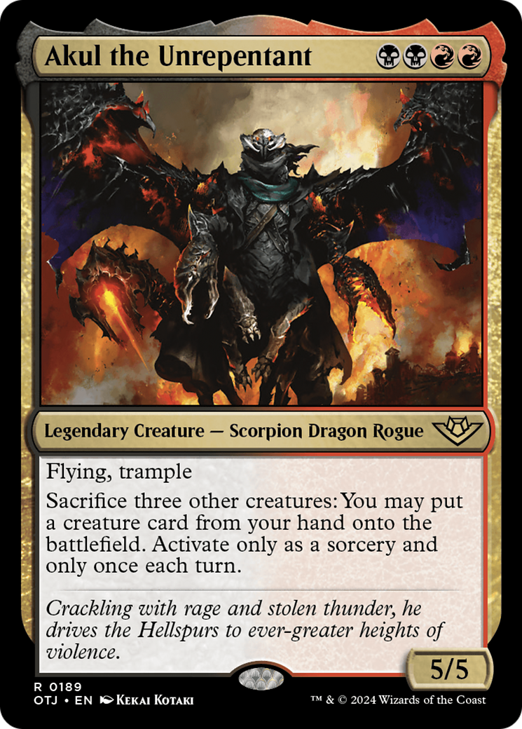 Akul the Unrepentant [Outlaws of Thunder Junction]-1