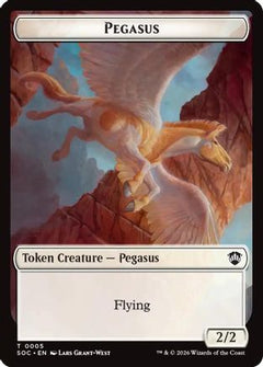 Pegasus // Inkling (0022) Double-Sided Token (SOC-5 // 22) - Commander: Secrets of Strixhaven-1