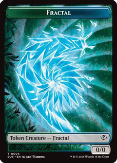 Fractal (0004) // Pest (0008) Double-Sided Token (SOS-4 // 8) - Secrets of Strixhaven-1
