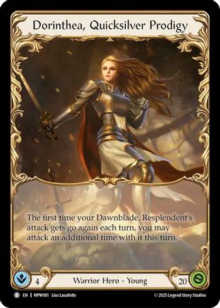 Dorinthea, Quicksilver Prodigy (MPW001) - Mastery Pack Warrior-1