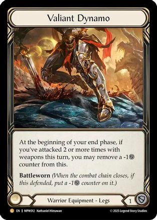 Valiant Dynamo (MPW012) - Mastery Pack Warrior Rainbow Foil-1