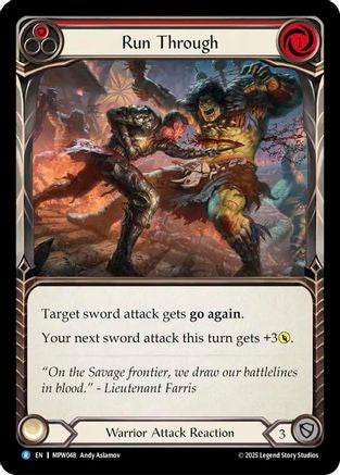Run Through (Red) (MPW048) - Mastery Pack Warrior