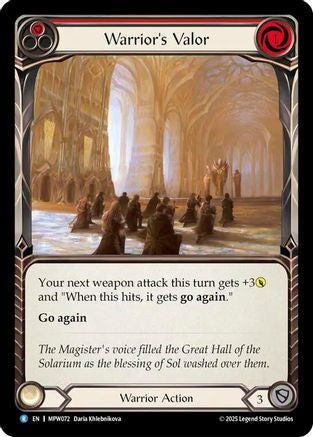 Warrior's Valor (MPW072) - Mastery Pack Warrior-1