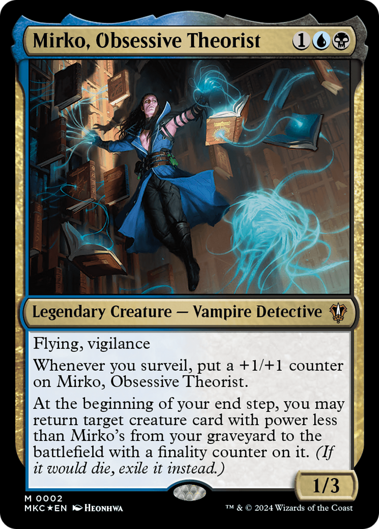 Mirko, Obsessive Theorist [Murders at Karlov Manor Commander]-1