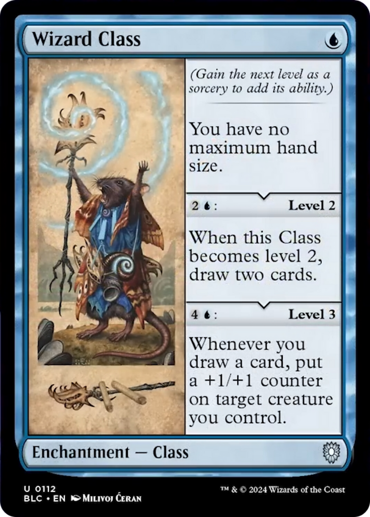 Wizard Class [Bloomburrow Commander]-1