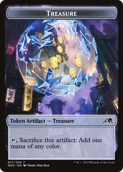 Treasure Token (NEO-017) - Kamigawa: Neon Dynasty Tokens-1