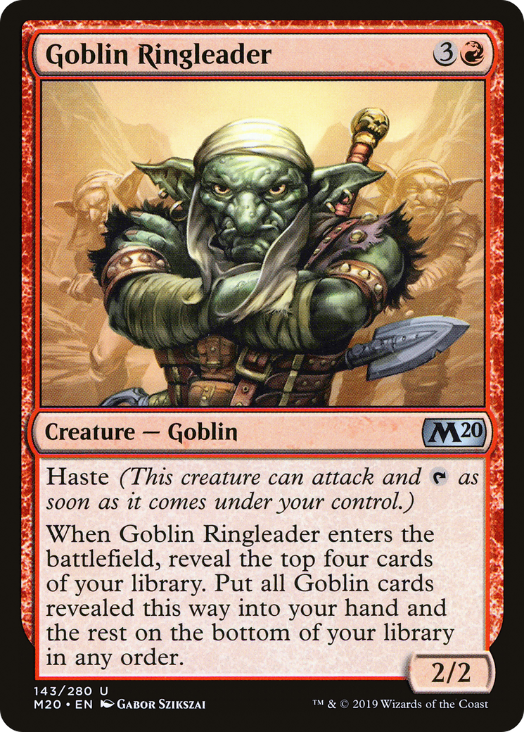Goblin Ringleader [Core Set 2020]-1