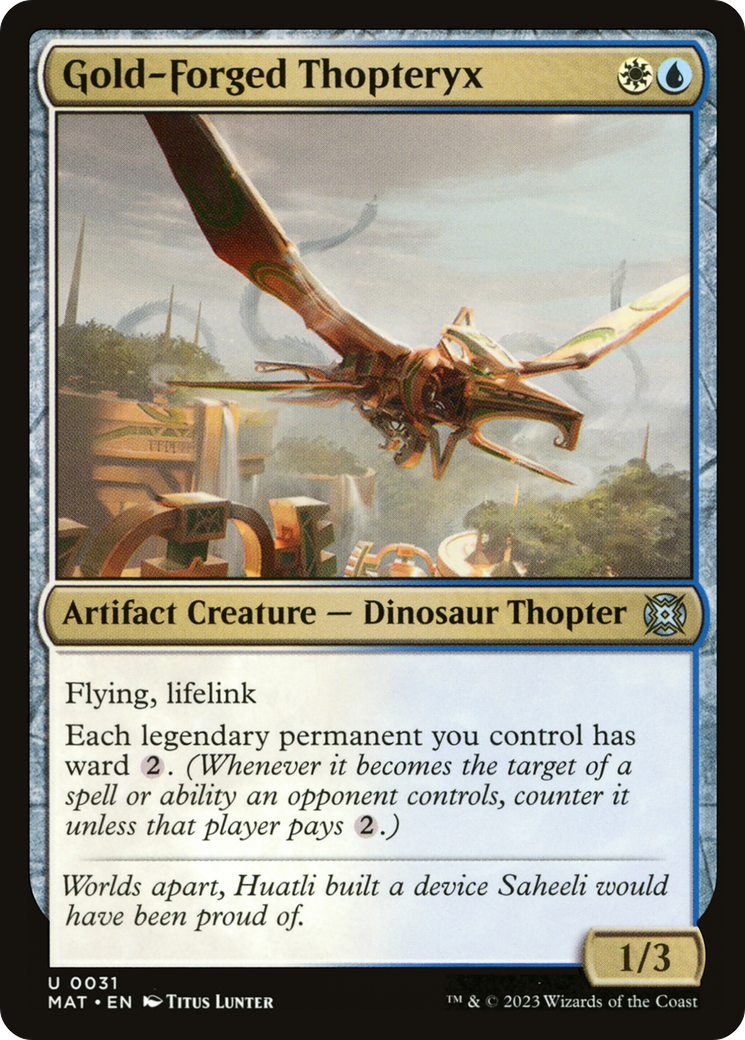 Gold-Forged Thopteryx [March of the Machine: The Aftermath]-1