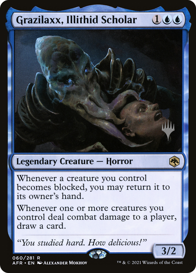 Grazilaxx, Illithid Scholar (Promo Pack) [Dungeons & Dragons: Adventures in the Forgotten Realms Promos]-1