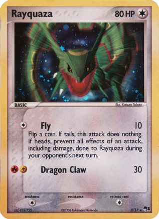 Rayquaza 003/017  - Holofoil Blister Exclusives - Rare-1