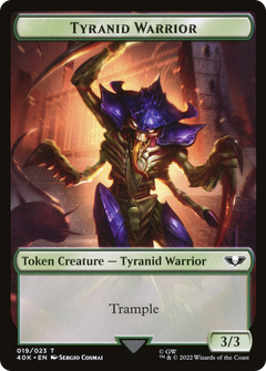 Tyranid Warrior (T40K-019) - Warhammer 40,000 Tokens-1