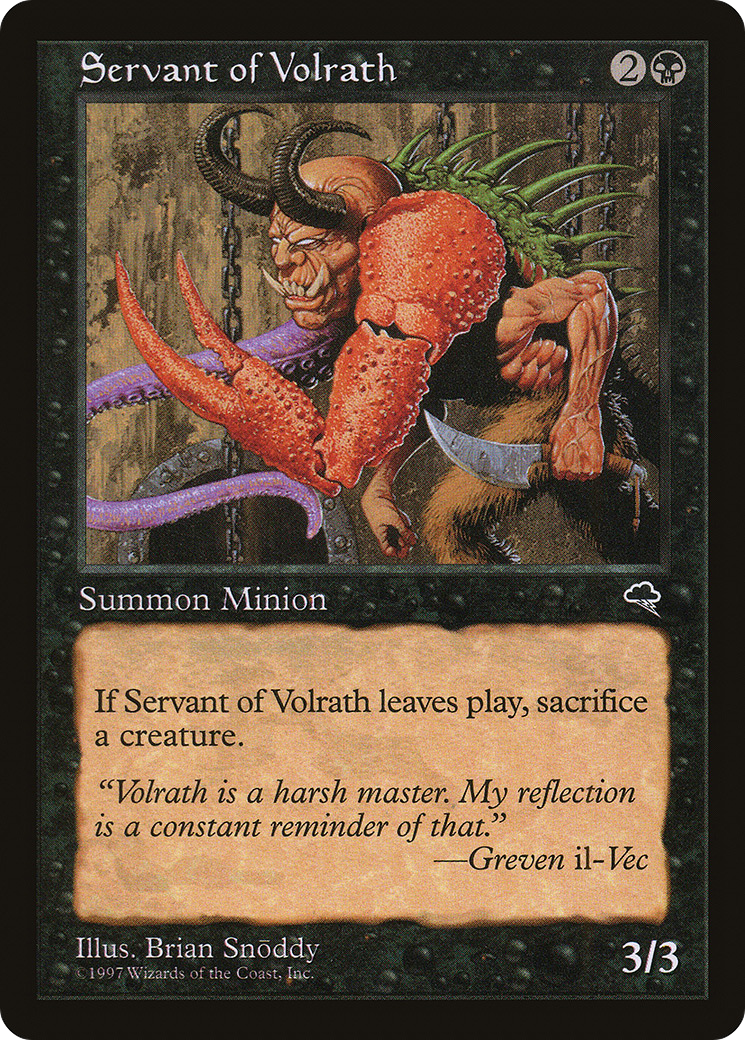 Servant of Volrath [Tempest]-1