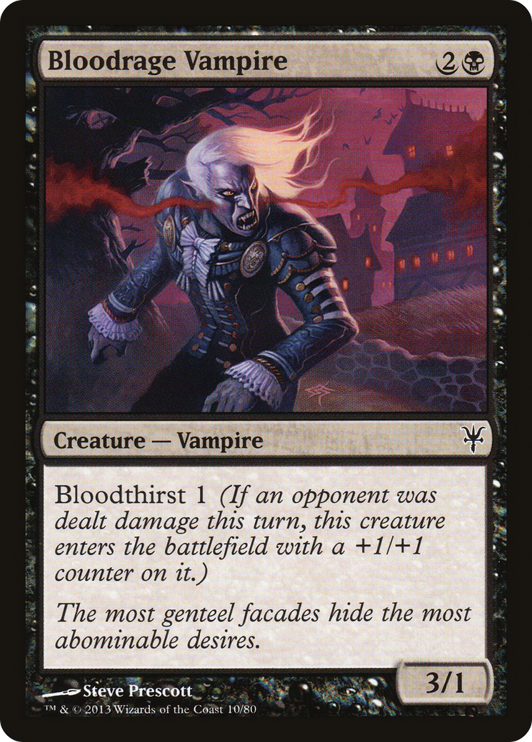 Bloodrage Vampire [Duel Decks: Sorin vs. Tibalt]-3
