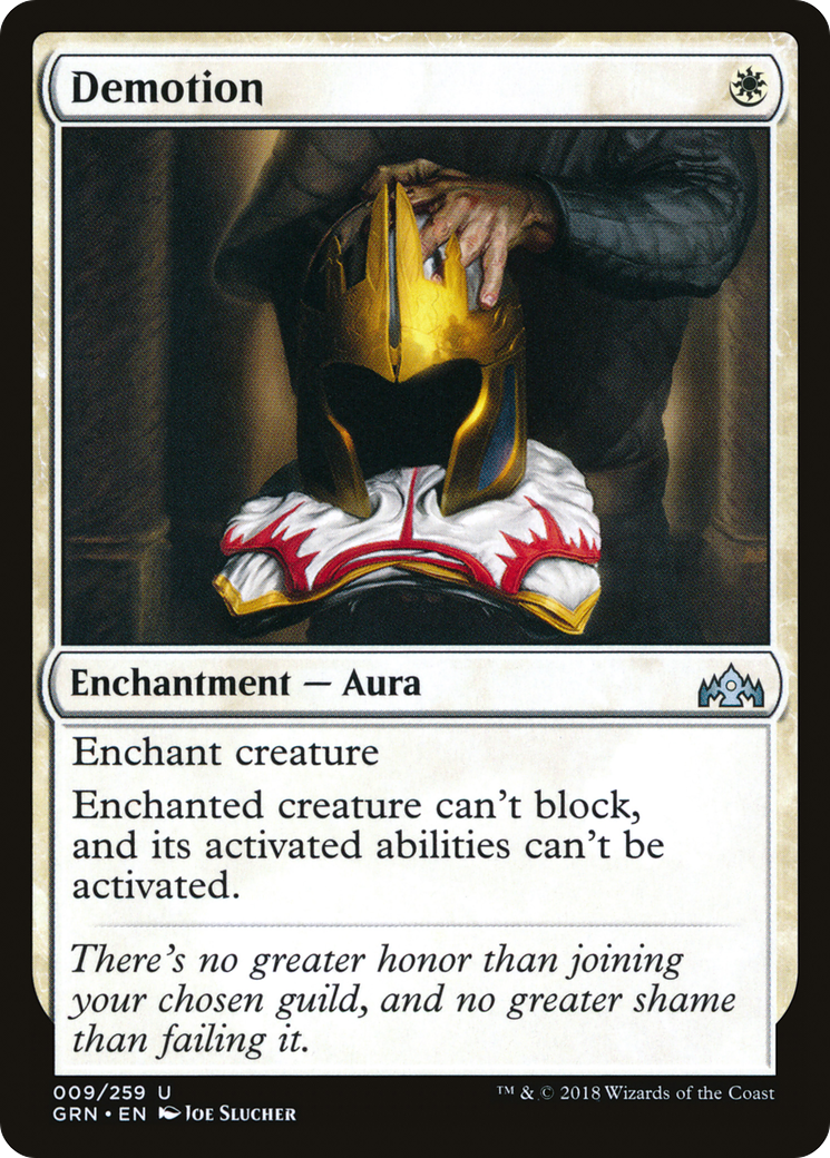 Demotion [Guilds of Ravnica]-1