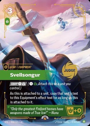 Svellsongur (059/221) - Riftbound Judge Promotional Cards Foil-1