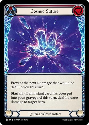 Cosmic Suture (Red) (OMN127) - Omens of the Third Age Rainbow Foil-1