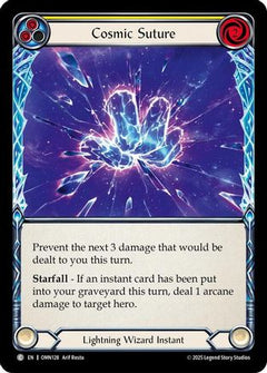 Cosmic Suture (Yellow) (OMN128) - Omens of the Third Age Rainbow Foil-1