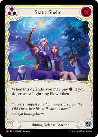 Static Shelter (OMN147) - Omens of the Third Age Cold Foil-1