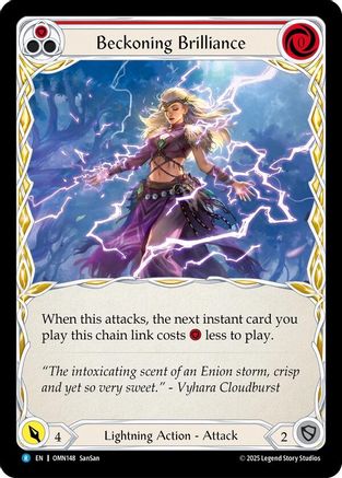 Beckoning Brilliance (OMN148) - Omens of the Third Age Rainbow Foil-1
