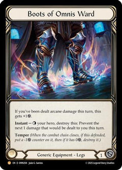 Boots of Omnis Ward (OMN204) - Omens of the Third Age Cold Foil-1