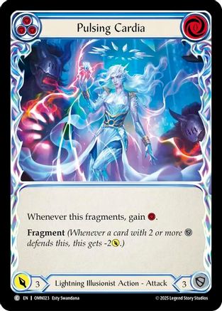 Pulsing Cardia (Blue) (OMN023) - Omens of the Third Age-1