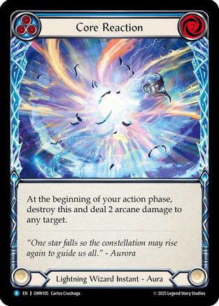 Core Reaction (Blue) (OMN105) - Omens of the Third Age Rainbow Foil-1