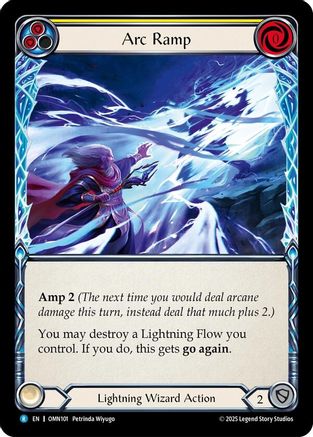 Arc Ramp (Yellow) (OMN101) - Omens of the Third Age Rainbow Foil-1