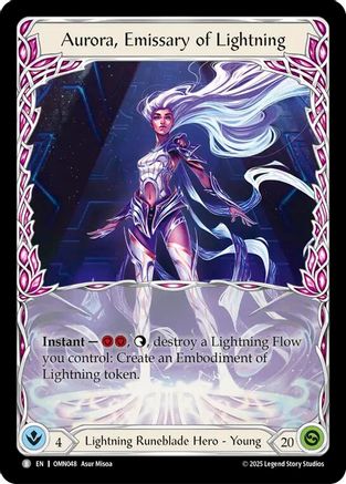 Aurora, Emissary of Lightning (OMN048) - Omens of the Third Age-1