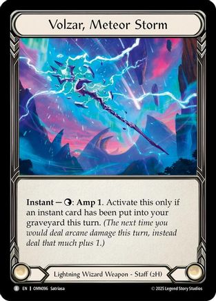 Volzar, Meteor Storm (OMN096) - Omens of the Third Age-1