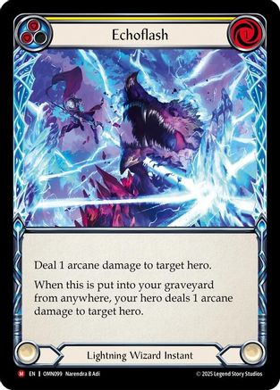 Echoflash (OMN099) - Omens of the Third Age Rainbow Foil-1