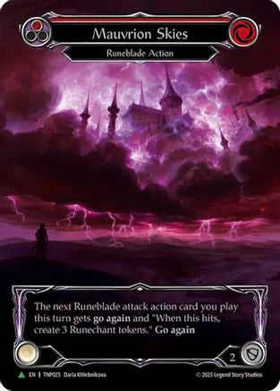 Mauvrion Skies (Red) (Marvel) - TNP025 (TNP025) - Flesh and Blood: Promo Cards Rainbow Foil-1