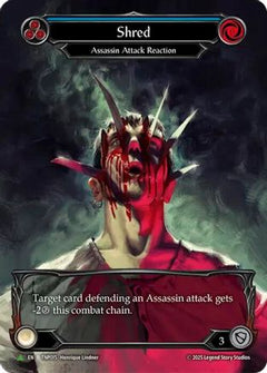 Shred (Blue) (Marvel) - TNP015 (TNP015) - Flesh and Blood: Promo Cards Rainbow Foil-1