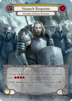Staunch Response (Yellow) (Marvel) - TNP020 (TNP019) - Flesh and Blood: Promo Cards Rainbow Foil-1