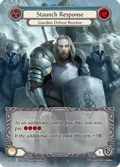 Staunch Response (Blue) (Marvel) - TNP020 (TNP019) - Flesh and Blood: Promo Cards Rainbow Foil-1