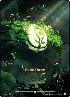 Calm Rune (Alternate Art) (R02a) - Unleashed Foil-1