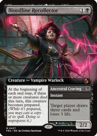 Bloodline Recollector (Extended Art) (FRA-427) - Reality Fracture Foil-1