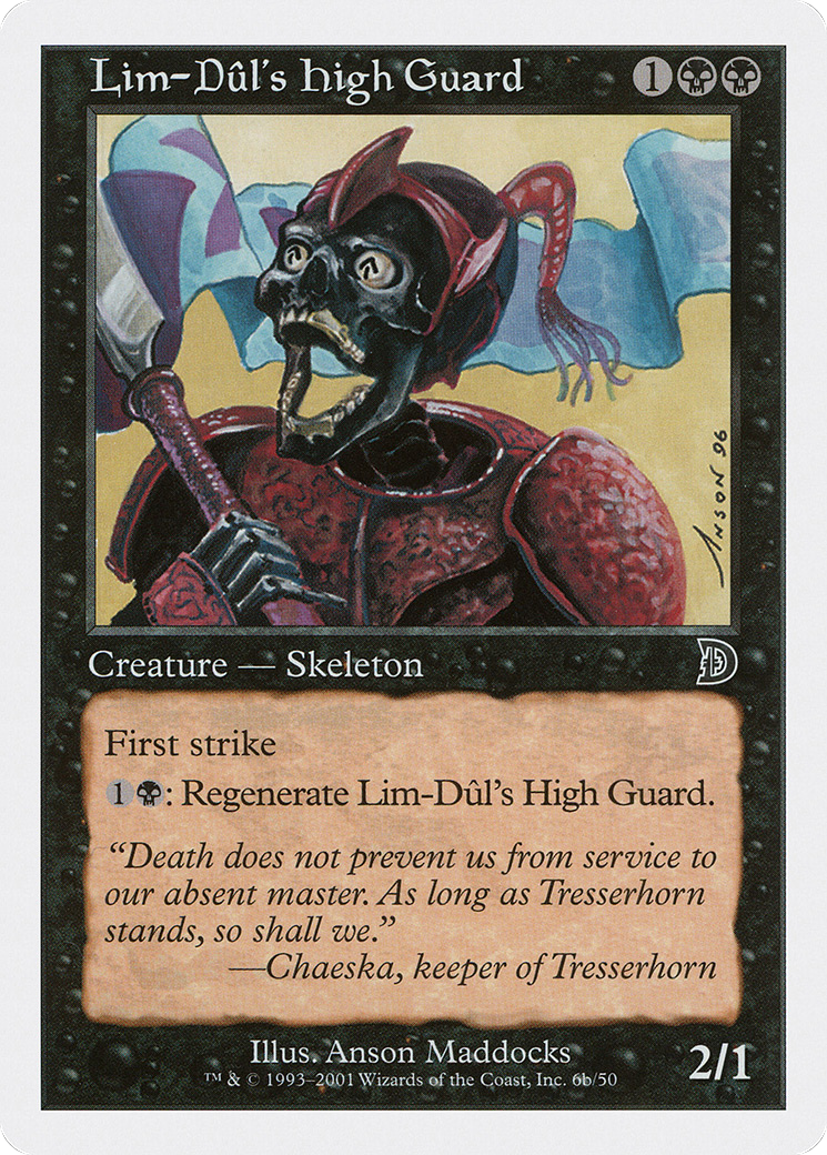 Lim-Dul's High Guard (Holding Flag) [Deckmasters]-1