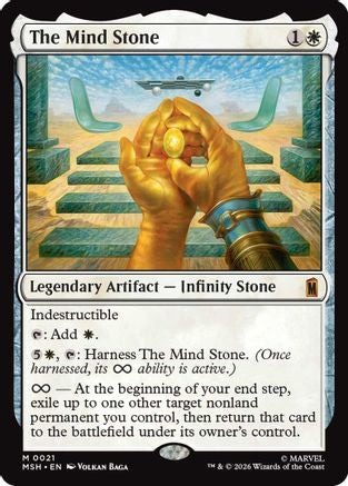 The Mind Stone (MSH-021) - Marvel Super Heroes Foil-1