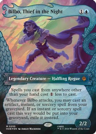 Bilbo, Thief in the Night (Showcase) (Surge Foil) (HOB-255) - The Hobbit Foil-1