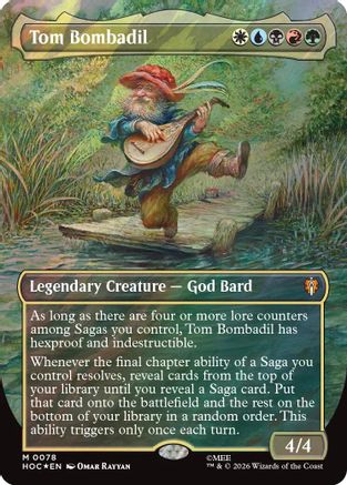 Tom Bombadil (Borderless) (Surge Foil) (HOB-078) - The Hobbit Foil-1