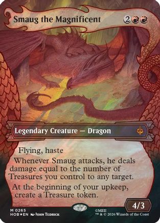 Smaug the Magnificent (Showcase) (Surge Foil) (HOB-265) - The Hobbit Foil-1