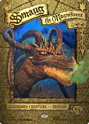 Smaug the Magnificent (Borderless) (HOB-249) - The Hobbit Foil-1