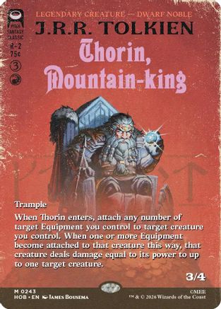 Thorin, Mountain-king (Borderless) (HOB-243) - The Hobbit-1