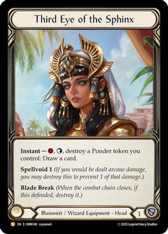 Third Eye of the Sphinx (OMN140) - Omens of the Third Age Cold Foil-1