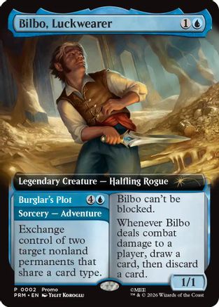 Bilbo, Luckwearer (Extended Art) (PRM-002) - Promo Pack: The Hobbit Foil-1