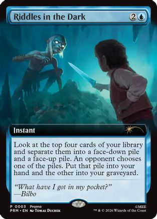 Riddles in the Dark (Extended Art) (PRM-003) - Promo Pack: The Hobbit Foil-1