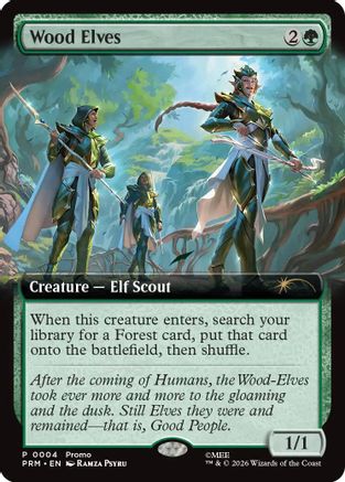 Wood Elves (Extended Art) (PRM-004) - Promo Pack: The Hobbit Foil-1