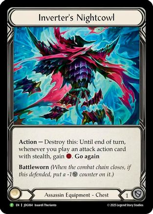 Inverter's Nightcowl - JDG064 (JDG064) - Flesh and Blood: Promo Cards Cold Foil-1