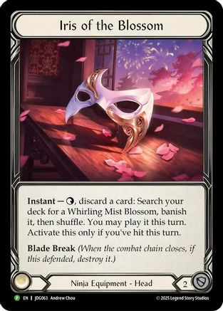 Iris of the Blossom - JDG063 (JDG063) - Flesh and Blood: Promo Cards Cold Foil-1