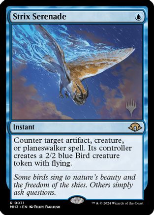 Strix Serenade (PPSOS-071) - Promo Pack: Secrets of Strixhaven Foil-1
